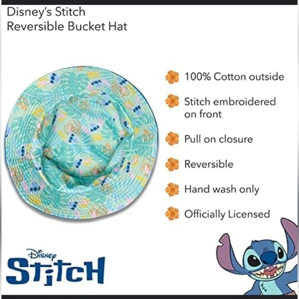 Disney Bucket Hat - Stitch 626 Day - Brand new with tags